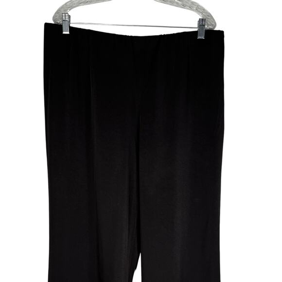 Chico's Wide Leg Side Zip Pants Black 16 New - Picture 7 of 12